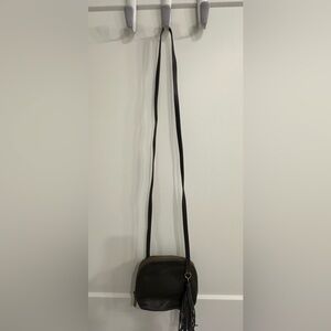 Hobo Brown Leather Crossbody Bag